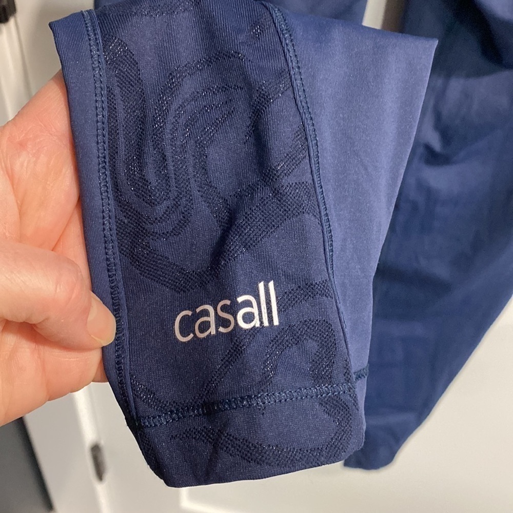 Casall Navy Blue Athletic Leggings EUC - Picture 9 of 11